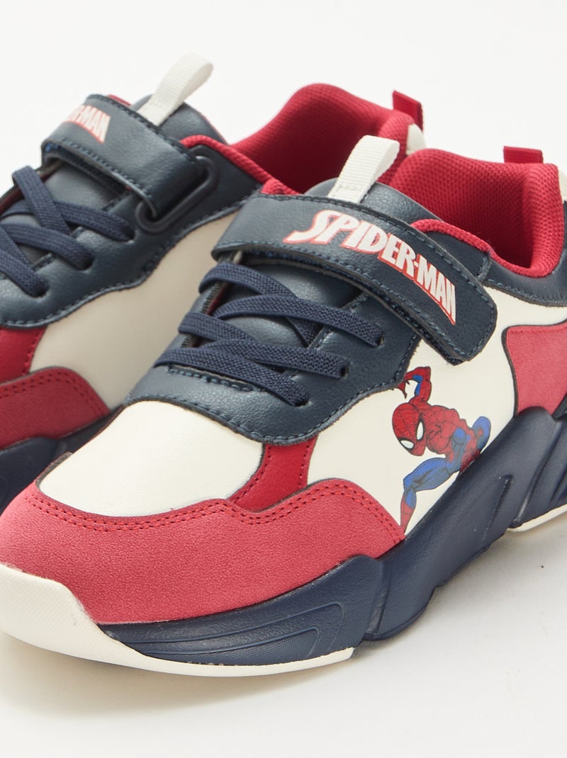 Baskets style running 'Spider-Man' Bleu - Kiabi
