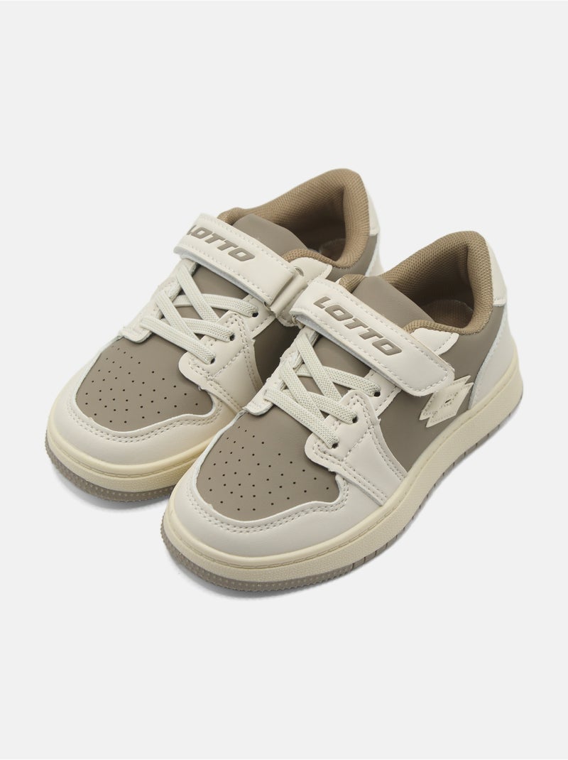 Baskets Taranto  - Lotto Blanc Marron - Kiabi