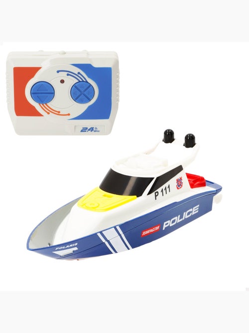 Bateau de patrouille radiocommandé +4 ans speed&go - Kiabi