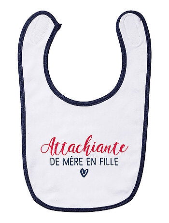 Bavoir ATTACHIANTE DE MÈRE EN FILLE