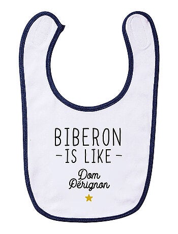 Bavoir BIBERON IS LIKE DOM PERIGNON