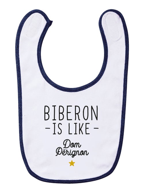Bavoir BIBERON IS LIKE DOM PERIGNON - Kiabi Bavoir BIBERON IS LIKE DOM PERIGNON - Kiabi