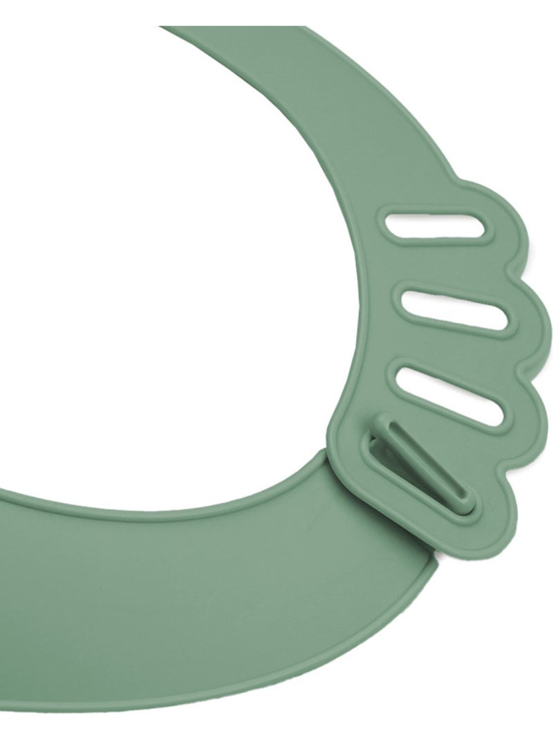 Bavoir bibou avec récupérateur Vert - Kiabi