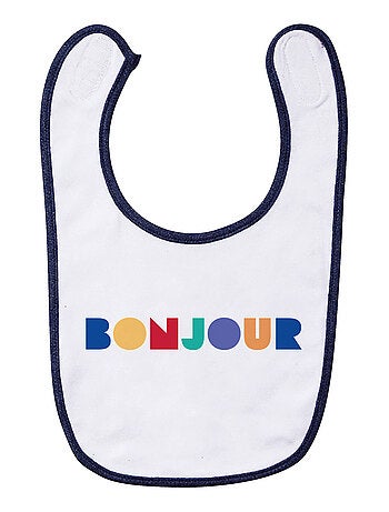 Bavoir BONJOUR COLORÉ