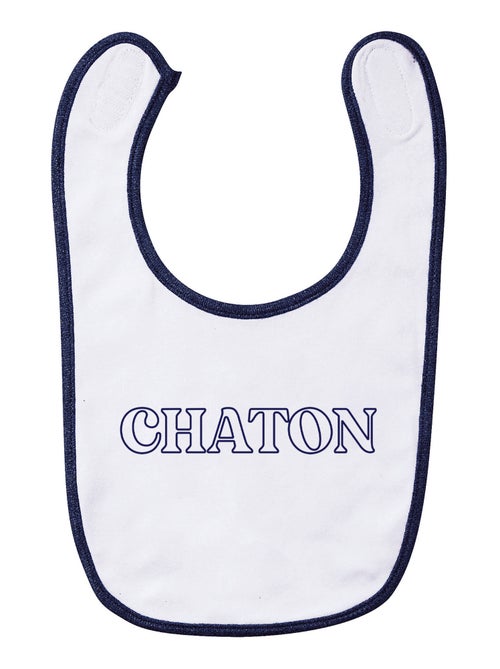Bavoir CHATON BLEU - Kiabi Bavoir CHATON BLEU - Kiabi