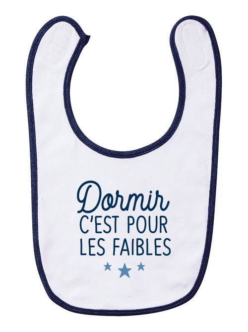 Bavoir DORMIR C'EST POUR LES FAIBLES 2 MPT - Kiabi Bavoir DORMIR C'EST POUR LES FAIBLES 2 MPT - Kiabi