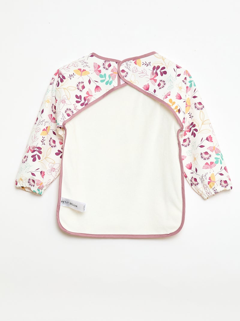 Bavoir long 'Petit Beguin' Blanc - Kiabi