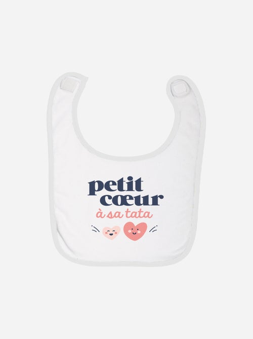 Bavoir PETIT COEUR A SA TATA - Kiabi Bavoir PETIT COEUR A SA TATA - Kiabi