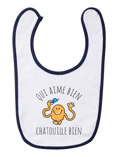 Bavoir QUI AIME BIEN CHATOUILLE BIEN - Kiabi Bavoir QUI AIME BIEN CHATOUILLE BIEN - Kiabi