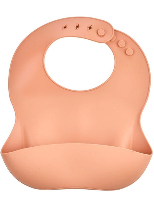 Bavoir silicone - thermobaby - avec récupérateur - pêche - Kiabi