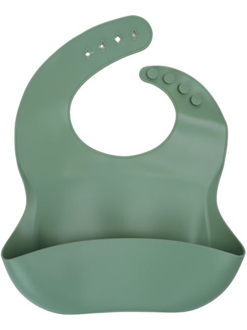 Bavoir silicone avec récupérateur - Kiabi
