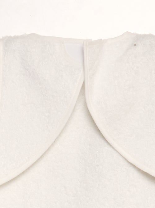 Bavoir tablier bi-matière - Kiabi