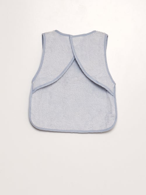Bavoir tablier bi-matière - Kiabi