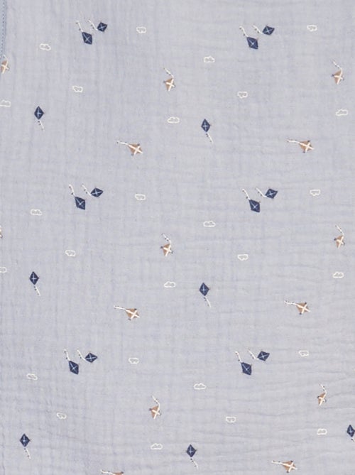 Bavoir tablier bi-matière - Kiabi