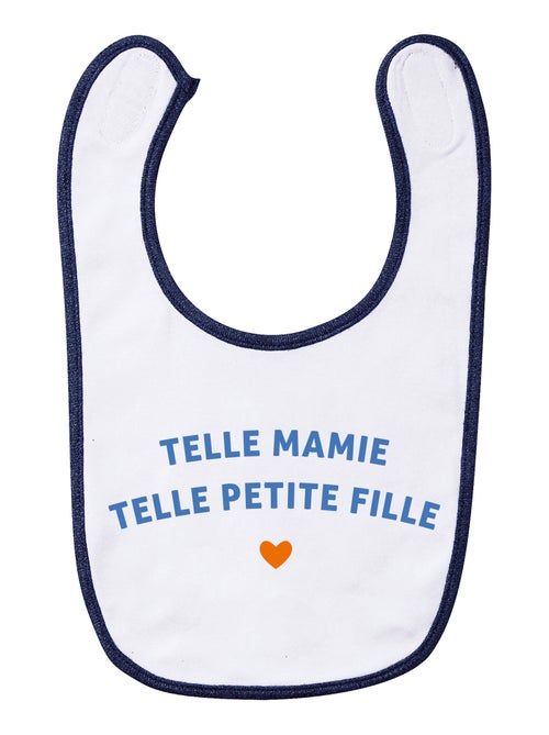 Bavoir TELLE MAMIE TELLE PETITE-FILLE WAF - Kiabi Bavoir TELLE MAMIE TELLE PETITE-FILLE WAF - Kiabi