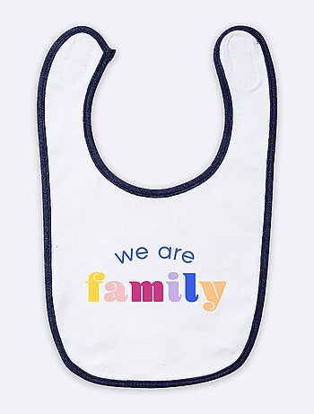 Bavoir WE ARE FAMILY