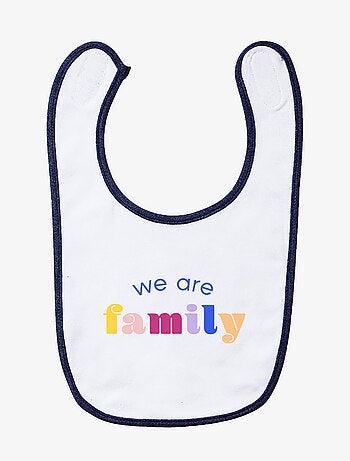Bavoir WE ARE FAMILY
