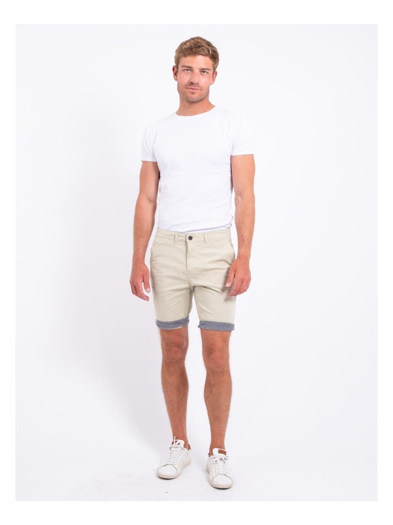 BAZY chino Bermuda shorts Beige - Kiabi