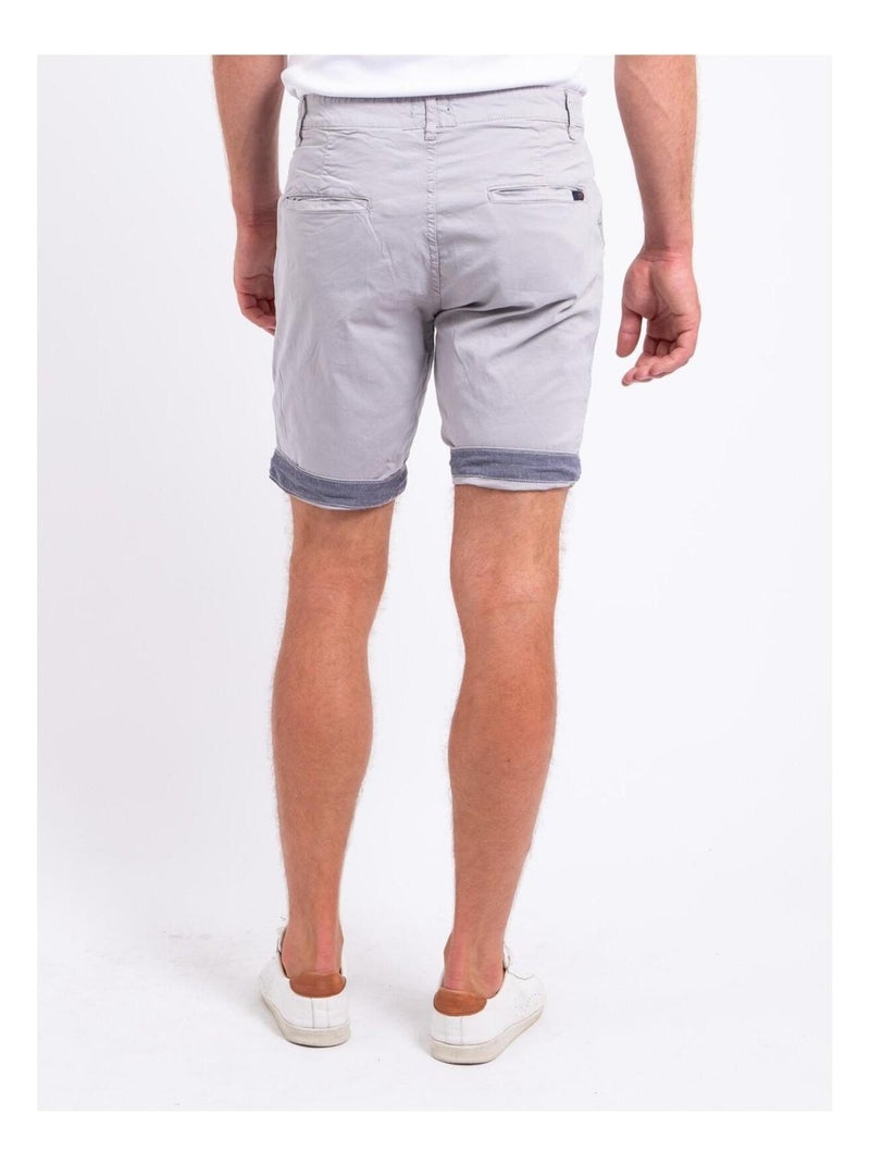 BAZY chino Bermuda shorts Grijs - Kiabi