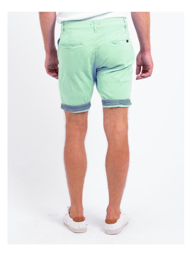 BAZY chino Bermuda shorts Groen - Kiabi