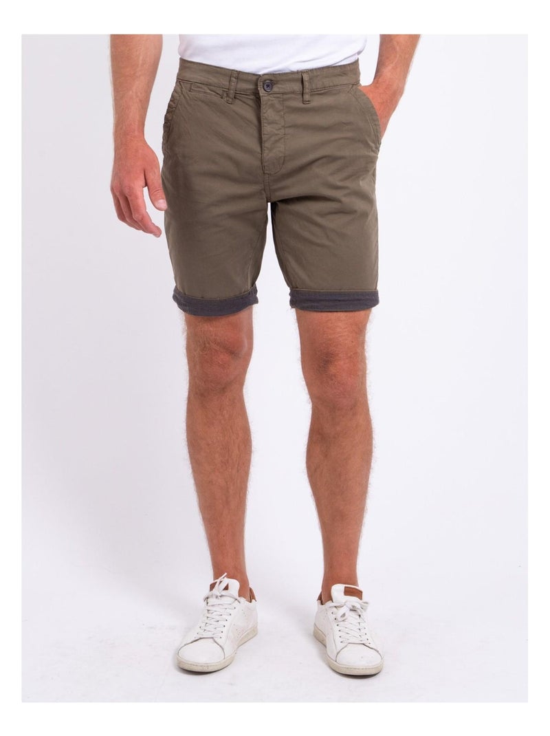 BAZY chino Bermuda shorts Kaki - Kiabi