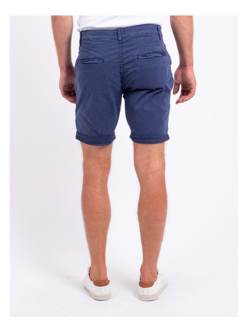 BAZY chino Bermuda shorts Marineblauw - Kiabi