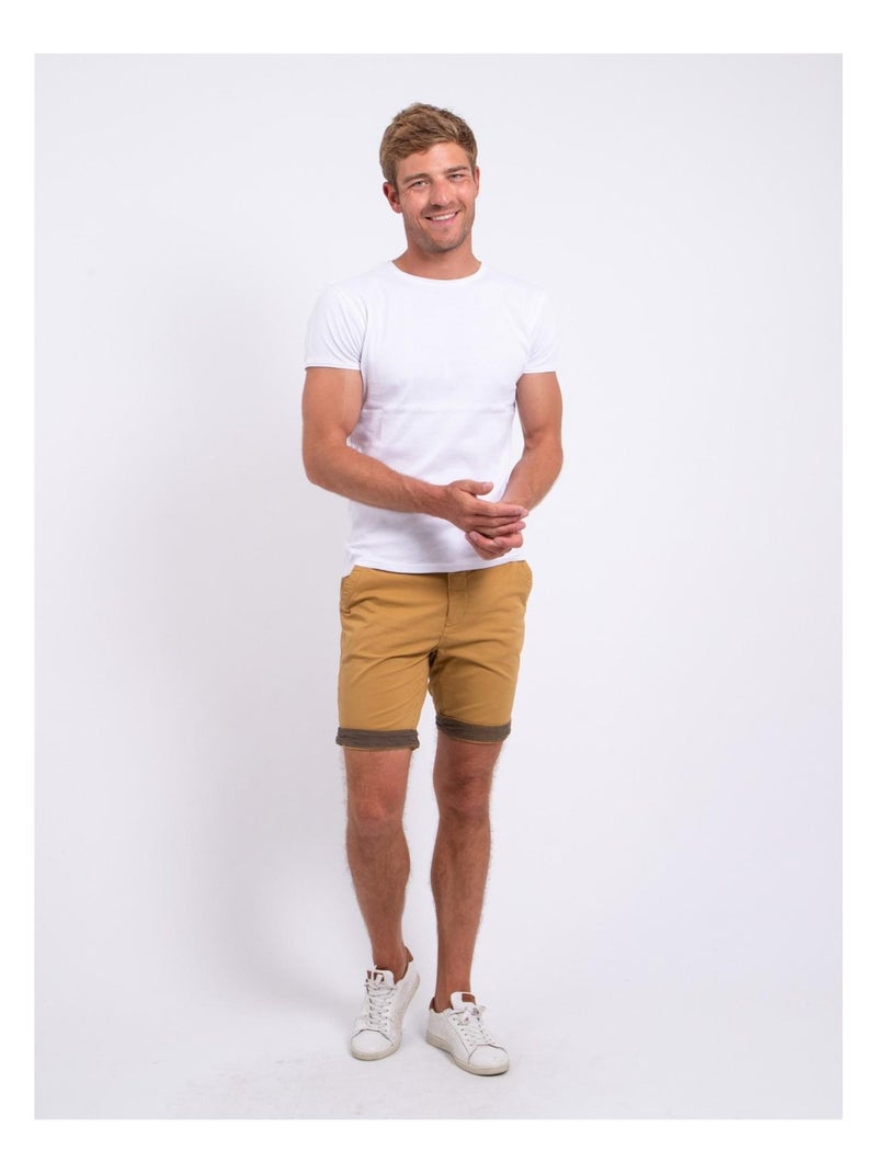 BAZY chino Bermuda shorts Mosterd - Kiabi