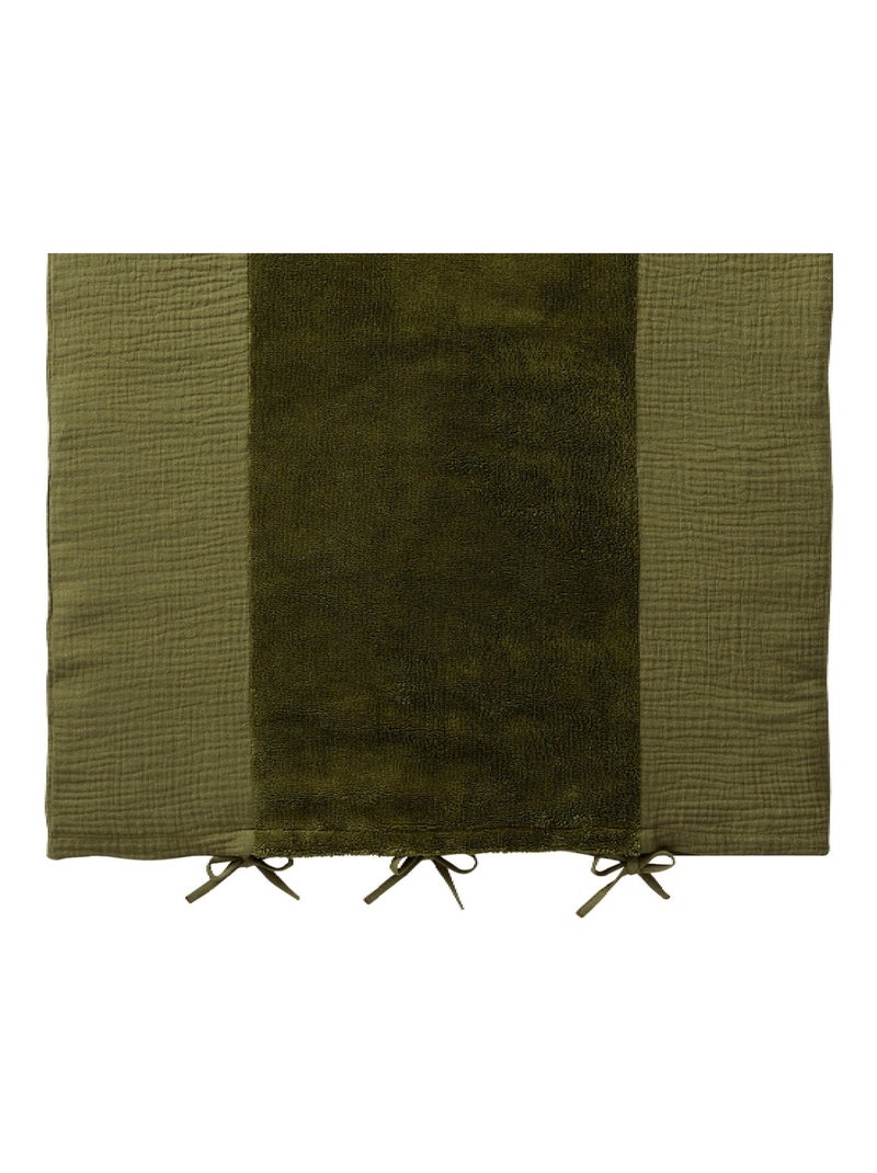 Bb&co - hoes voor aankleedkussen 100% katoen mix and match - varen - 60 x 80 cm Groen - Kiabi