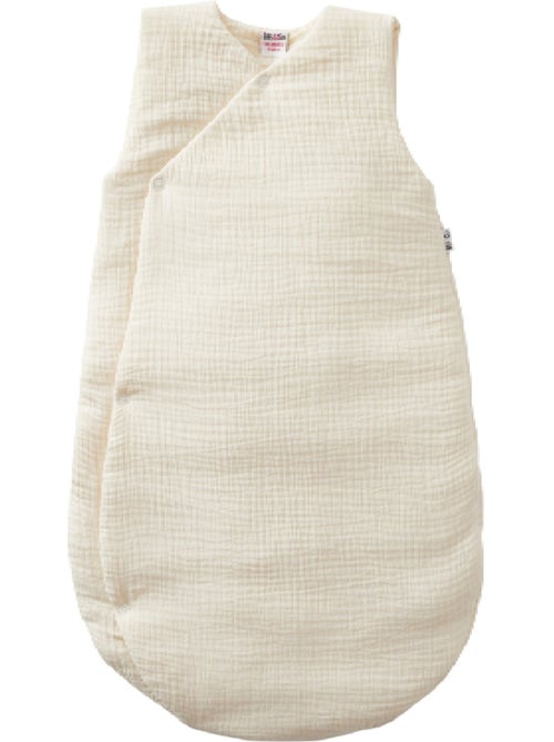 Bb&co - mix en match 100% katoenen babyslaapzak in kimonovorm - melkschuim - 0/6 maanden - Kiabi