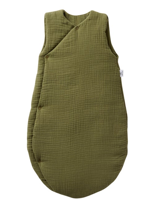 Bb&co - mix en match 100% katoenen babyslaapzak in kimonovorm - varen - 6/18 maanden - Kiabi