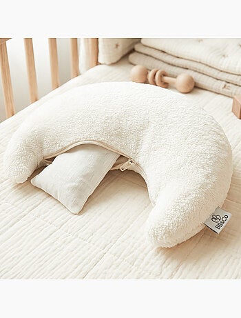 Bb&co | bouillotte lune aux graines de colza en gaze de coton et bambou