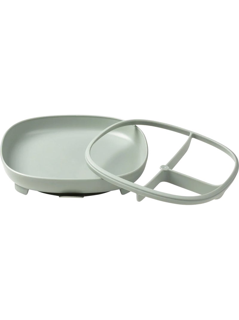 B.box | assiette à ventouse avec compartiments amovibles Vert d'eau - Kiabi