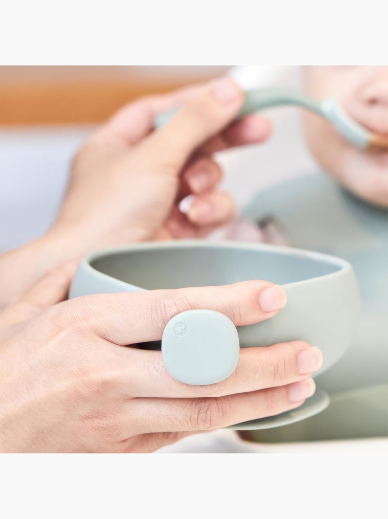 B.box | bol à ventouse en silicone avec couvercle Vert d'eau - Kiabi