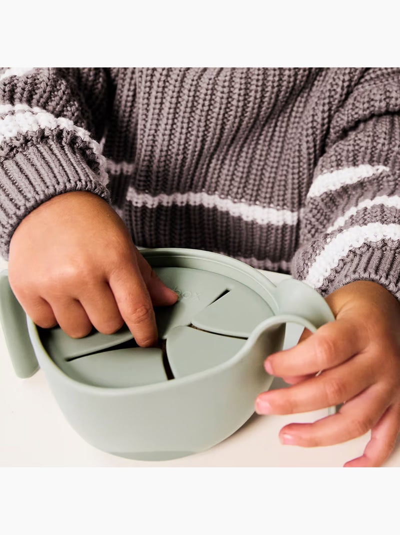 B.box | bol d'apprentissage bébé 3 en 1 avec paille et snack Vert - Kiabi