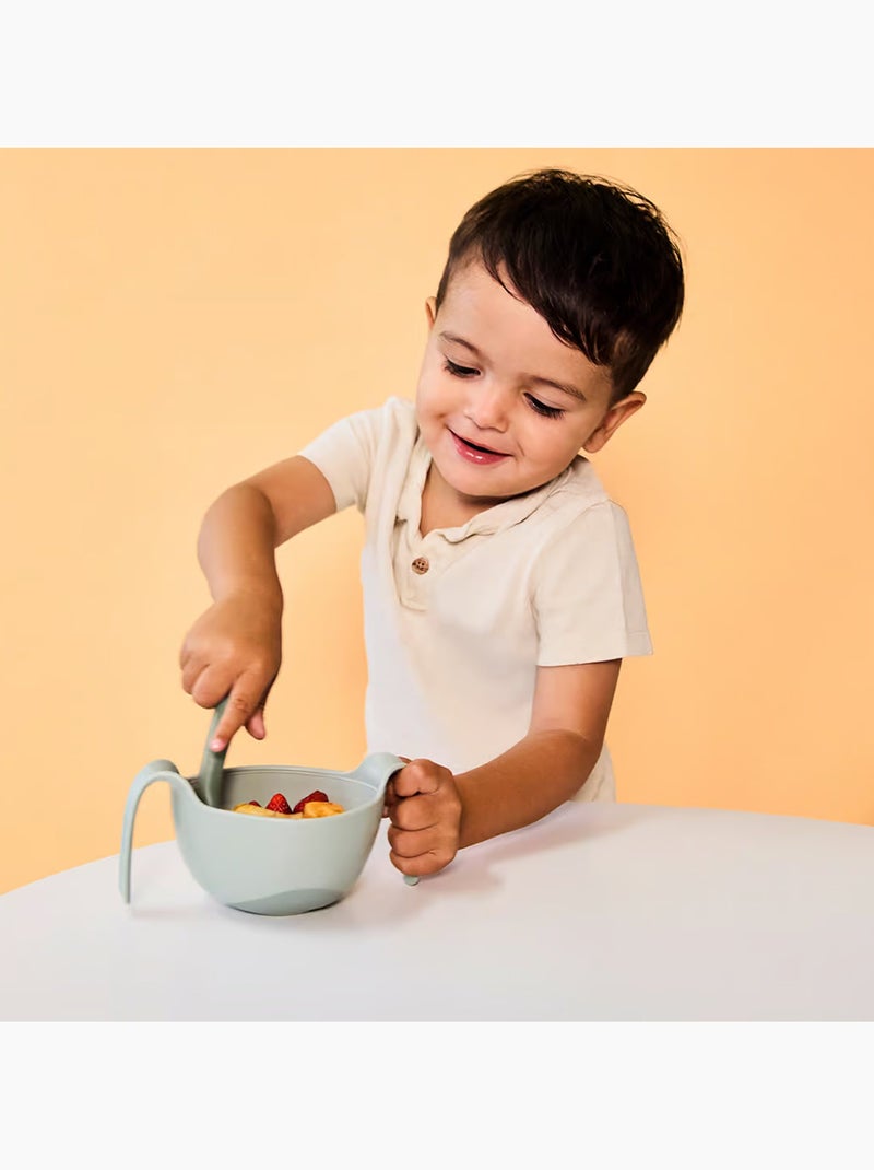 B.box | bol d'apprentissage bébé 3 en 1 avec paille et snack Vert - Kiabi