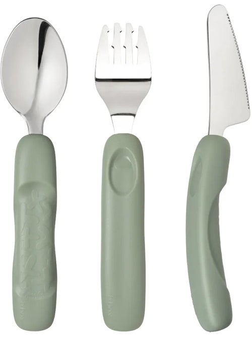 B.box | set de 3 couverts ergonomiques en inox pour enfant - Kiabi