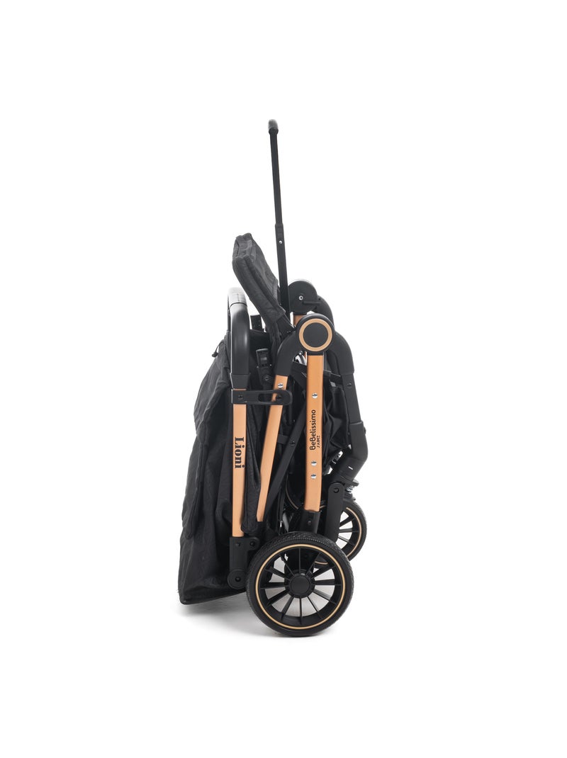 Bebelissimo - 2-in-1 duo-combinatiekinderwagen - autostoeltje 0+ lioni Zwart - Kiabi