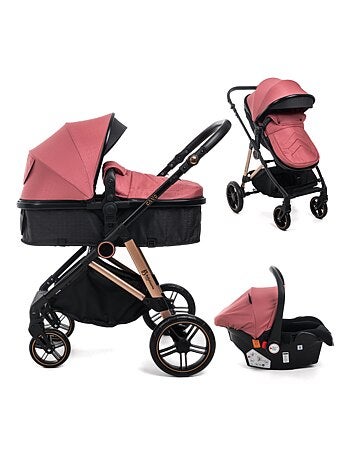 Bebelissimo - 3-in-1 trio-combinatiekinderwagen - autostoeltje - cavo