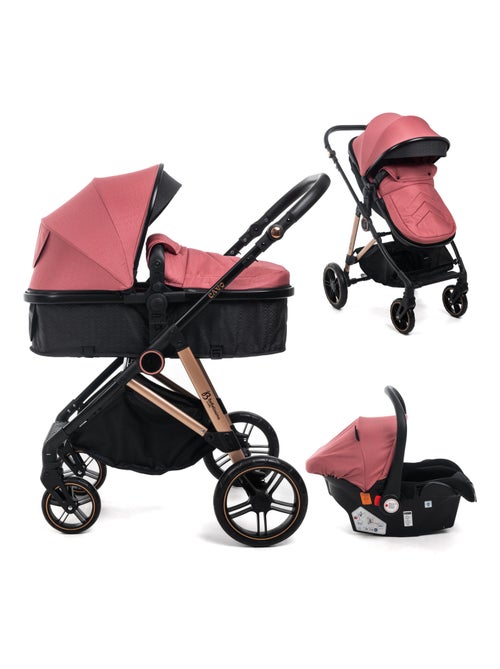 Bebelissimo - 3-in-1 trio-combinatiebuggy - autostoeltje - cavo - Kiabi Bebelissimo - 3-in-1 trio-combinatiebuggy - autostoeltje - cavo - Kiabi