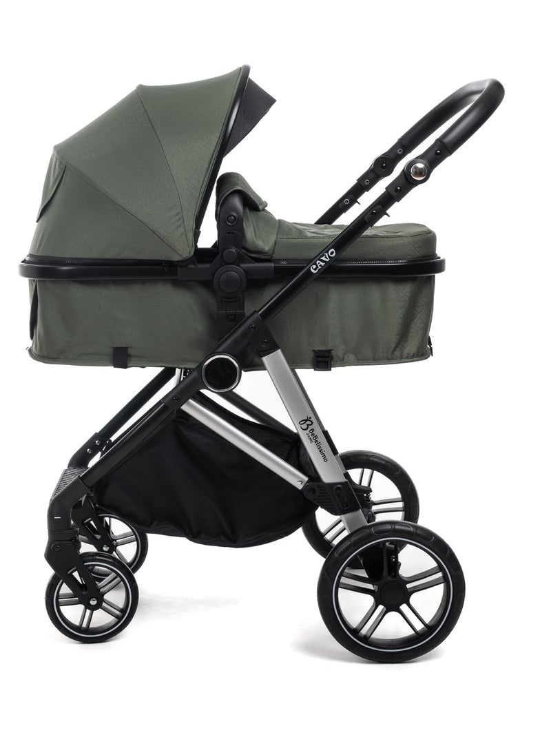 Bebelissimo - 3-in-1 trio-combinatiebuggy - autostoeltje - cavo Groen - Kiabi