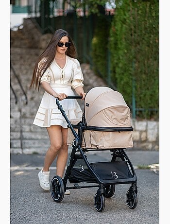 Bebelissimo - 3-in-1 trio-combinatiebuggy - autostoeltje 0+ nicea – reiswieg