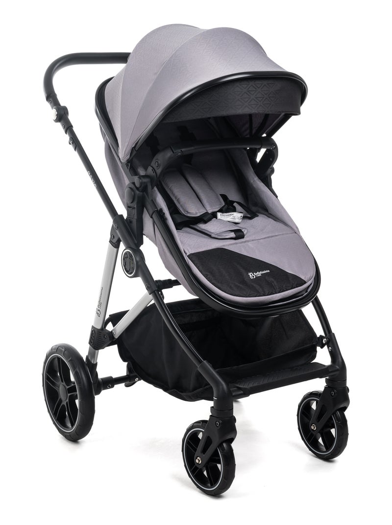 Bebelissimo - 3-in-1 trio-combinatiekinderwagen - autostoeltje - cavo Grijs Grijs - Kiabi