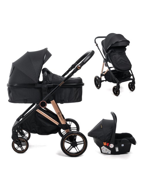 Bebelissimo - 3-in-1 trio-combinatiekinderwagen - autostoeltje - cavo - Kiabi Bebelissimo - 3-in-1 trio-combinatiekinderwagen - autostoeltje - cavo - Kiabi