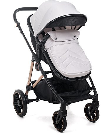 Bebelissimo - 3-in-1 trio-combinatiekinderwagen - autostoeltje 0+ iris – isofix-basis
