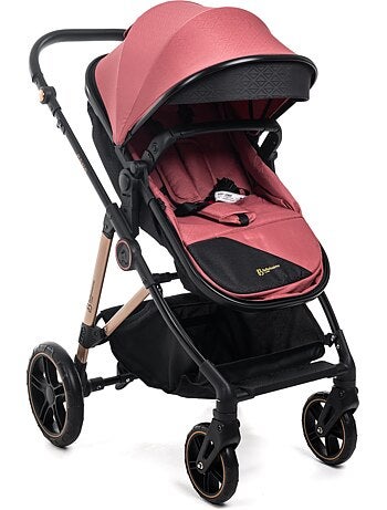 Bebelissimo - 3-in-1 trio-combinatiekinderwagen - autostoeltje 0+ iris – isofix-basis