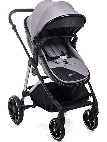 Bebelissimo - 3-in-1 trio-combinatiekinderwagen - autostoeltje 0+ iris – isofix-basis