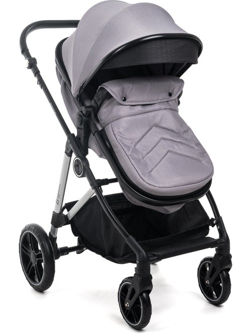 Bebelissimo - 3-in-1 trio-combinatiekinderwagen - autostoeltje 0+ iris – isofix-basis - Kiabi Bebelissimo - 3-in-1 trio-combinatiekinderwagen - autostoeltje 0+ iris – isofix-basis - Kiabi