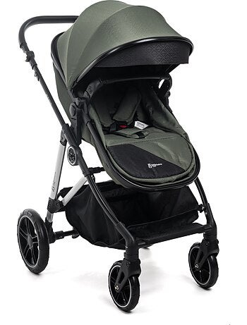 Bebelissimo - 3-in-1 trio-combinatiekinderwagen - autostoeltje 0+ iris – isofix-basis