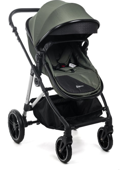 Bebelissimo - 3-in-1 trio-combinatiekinderwagen - autostoeltje 0+ iris – isofix-basis - Kiabi Bebelissimo - 3-in-1 trio-combinatiekinderwagen - autostoeltje 0+ iris – isofix-basis - Kiabi
