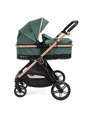 Bebelissimo - 3-in-1 trio-combinatiekinderwagen - autostoeltje 0+ iris – isofix-basis
